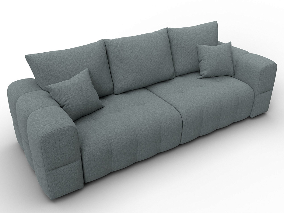 Диван прямой Лига-110 НПБ (амур 07 серый)