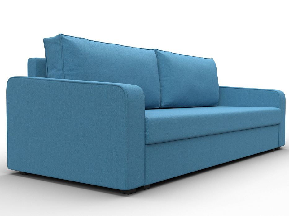 Диван прямой Лига-009 (амур 10 голубой) Диван прямой Лига-009 (амур 10 голубой)