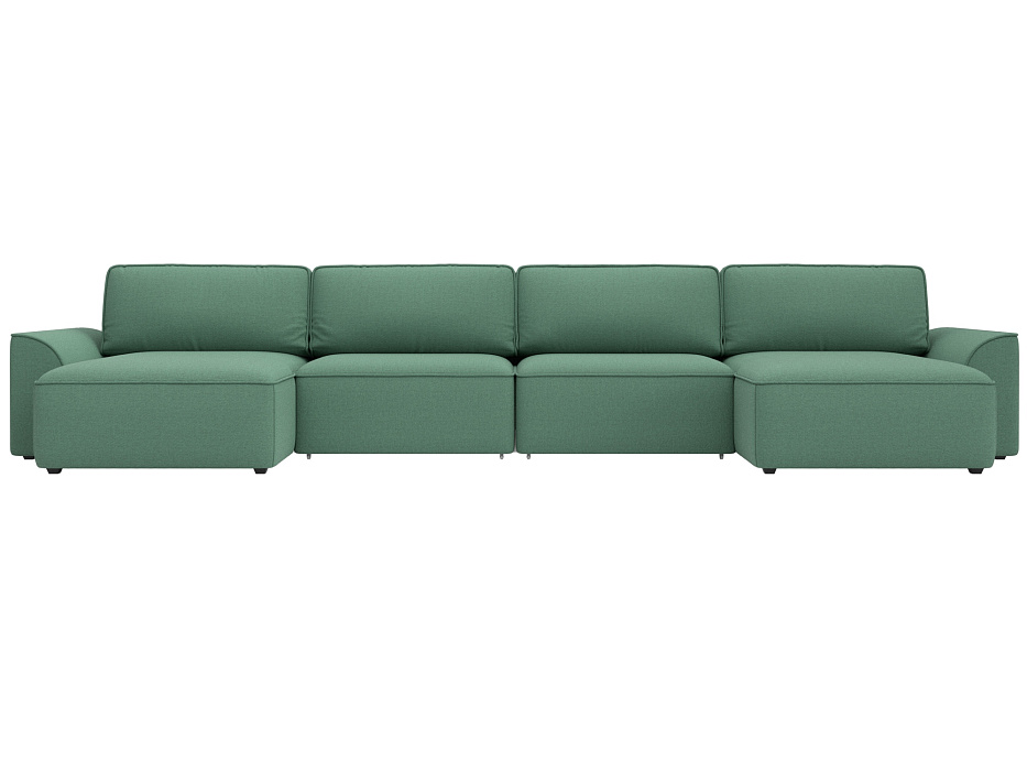 Диван П-образный Лига-048 НПБ лонг (амур 11 зеленый) Диван П-образный Лига-048 НПБ лонг (амур 11 зеленый)