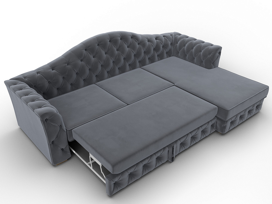 Диван угловой Артис правый угол (seven 17 серый)