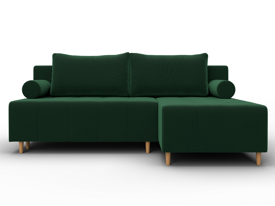 Диван угловой Лига-102 угол универсальный (seven 626 зеленый)