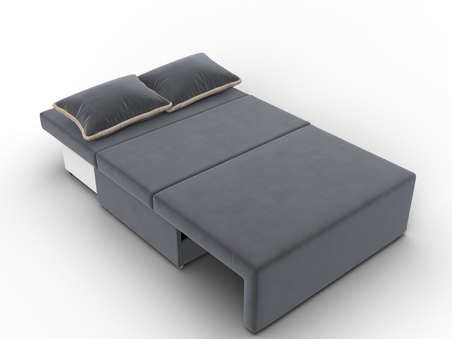 Диван прямой Лагуна (seven 17 серый;seven 729 бежевый)