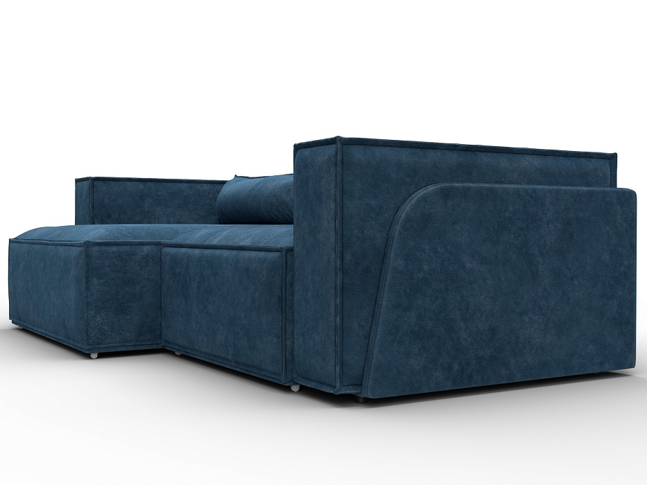 Диван угловой Лига-061 угол левый (tower 13 синий)