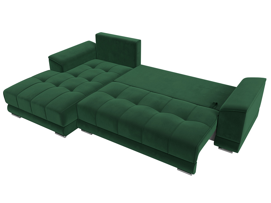 Диван угловой НордСтар левый угол (зеленый)