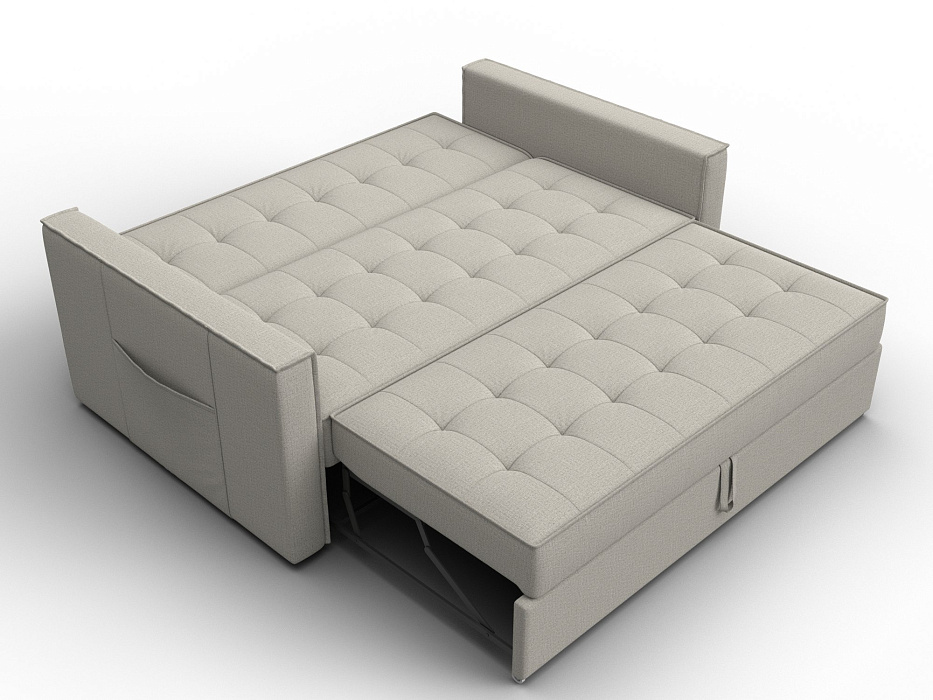 Диван прямой Лига-104 (140) (амур 02 бежевый)