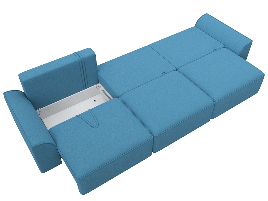 Диван прямой Лига-048 НПБ Лонг (амур 10 голубой) Диван прямой Лига-048 НПБ Лонг (амур 10 голубой)