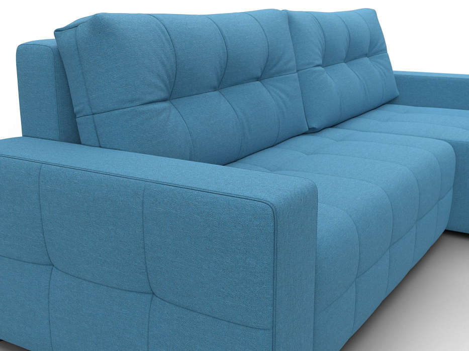 Диван угловой Лига-122 угол универсальный (амур 10 голубой)