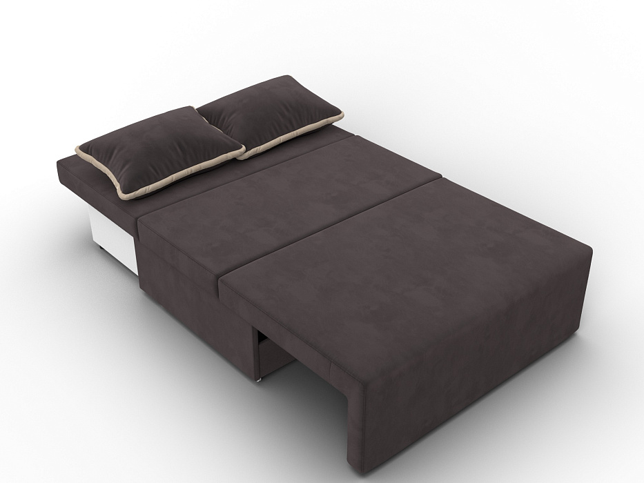 Диван прямой Лагуна (seven 727 коричневый;seven 729 бежевый)