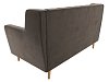 Прямой диван Брайтон 2 Люкс (коричневый)