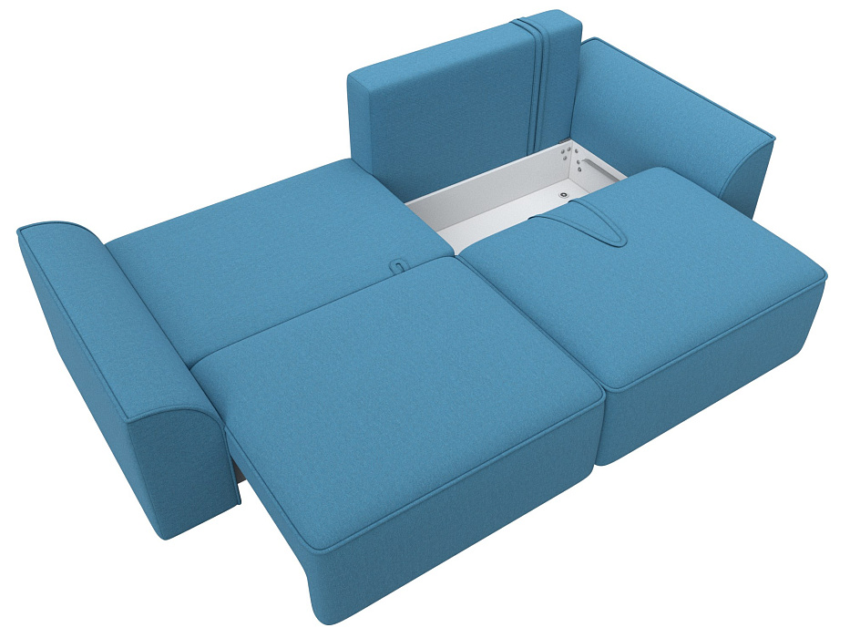 Диван прямой Лига-048 НПБ (амур 10 голубой) Диван прямой Лига-048 НПБ (амур 10 голубой)