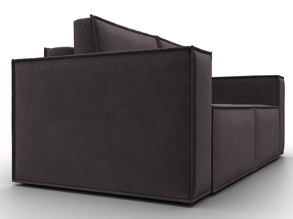 Диван прямой Куба мини (коричневый)