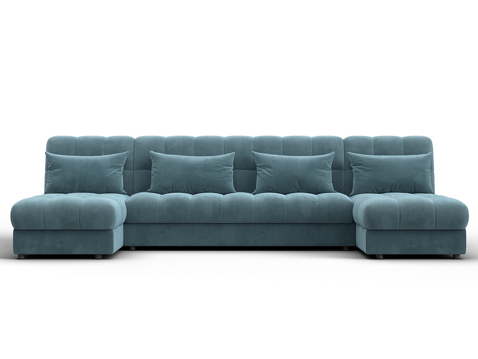 Диван П-образный Лига-116 НПБ (seven 113 бирюзовый)