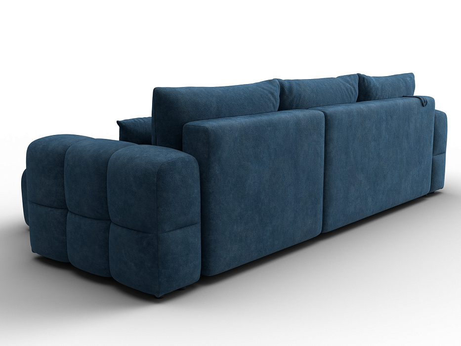 Диван угловой Лига-110 НПБ угол универсальный (brut 11 синий)