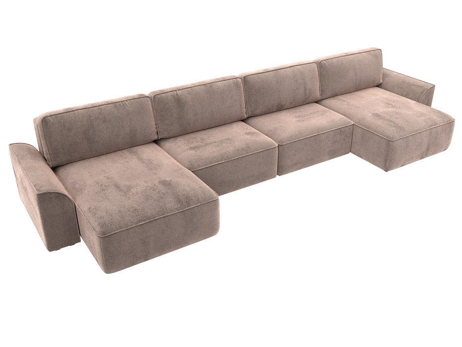 Диван П-образный Лига-048 НПБ лонг (tower 05 бежевый) Диван П-образный Лига-048 НПБ лонг (tower 05 бежевый)