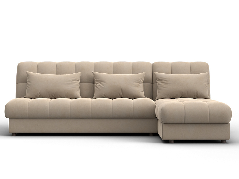 Диван угловой Лига-116 НПБ угол правый (seven 729 бежевый)