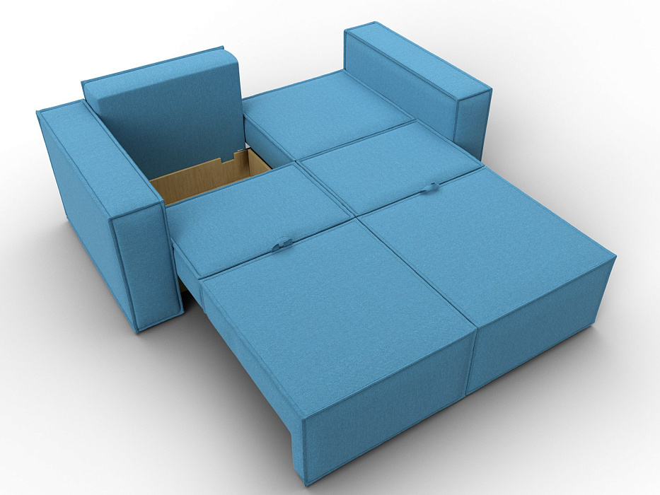 Диван прямой Куба мини (амур 10 голубой) Диван прямой Куба мини (амур 10 голубой)