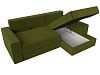 Угловой диван Майами правый угол (зеленый цвет)