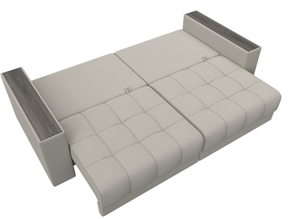 Диван прямой с декором Лига-049 НПБ (амур 02 бежевый) Диван прямой с декором Лига-049 НПБ (амур 02 бежевый)