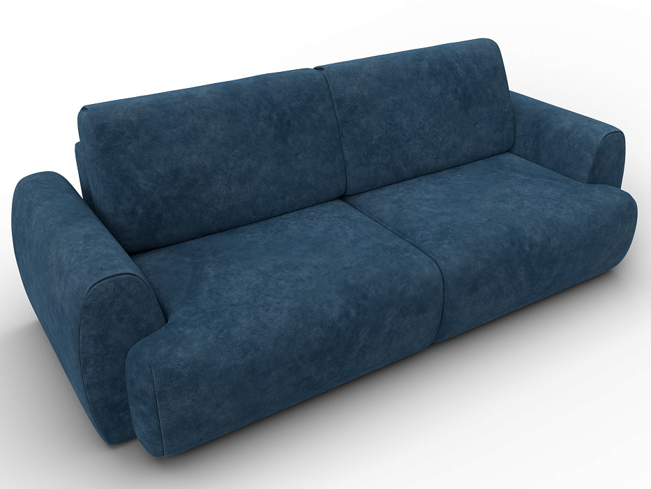 Диван прямой Лига-115 НПБ (brut 11 синий)