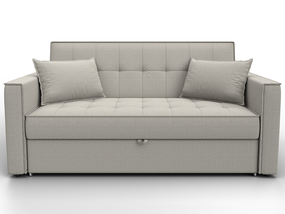 Диван прямой Лига-104 (140) (амур 02 бежевый)