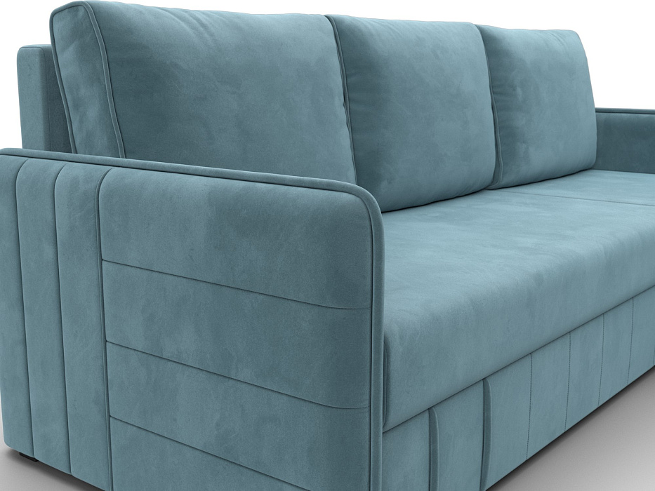 Диван угловой Слим угол универсальный (seven 113 бирюзовый)
