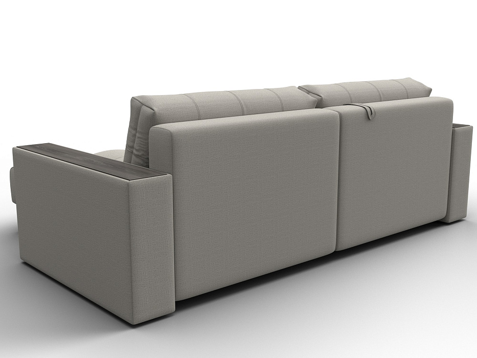 Диван угловой с декором Лига-049 НПБ (амур 02 бежевый)