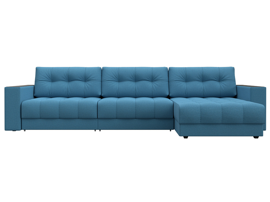 Диван угловой с декором Лига-049 НПБ Лонг (амур 10 голубой) Диван угловой с декором Лига-049 НПБ Лонг (амур 10 голубой)