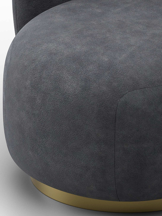 Кресло Лига-072 (brut 16 темно-серый)