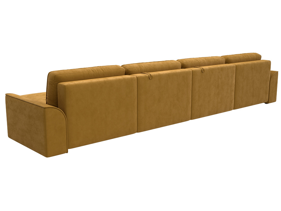 Диван П-образный Лига-048 НПБ лонг (brut 10 желтый) Диван П-образный Лига-048 НПБ лонг (brut 10 желтый)