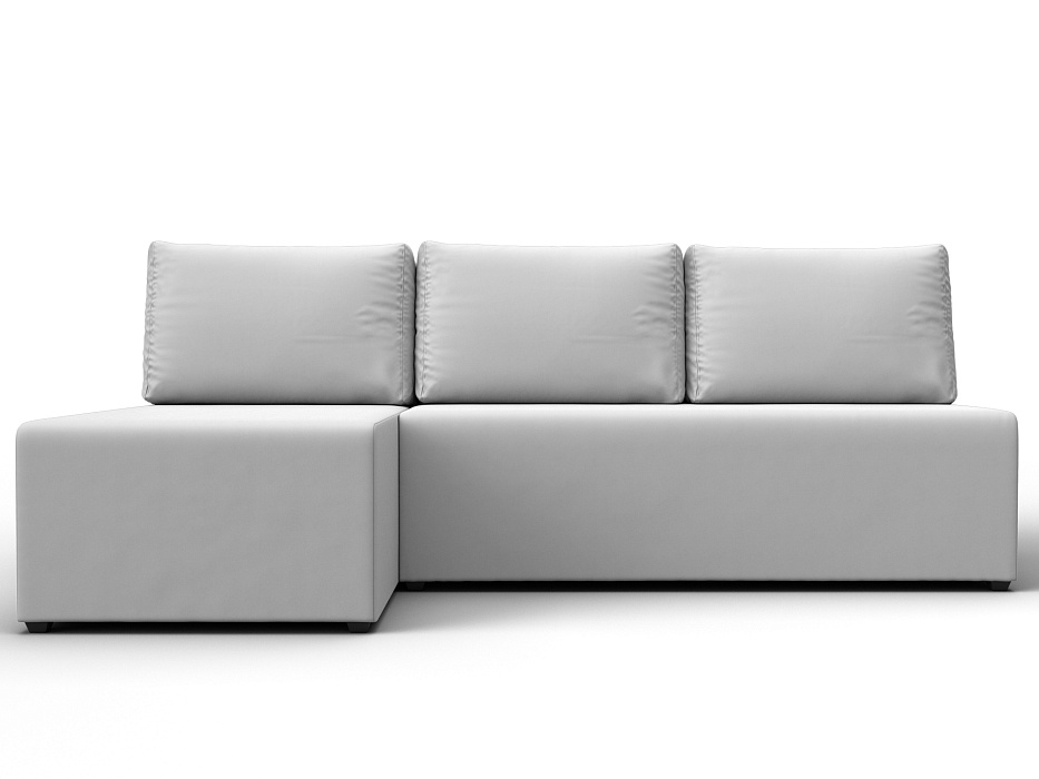 Диван угловой Поло левый угол (белый)