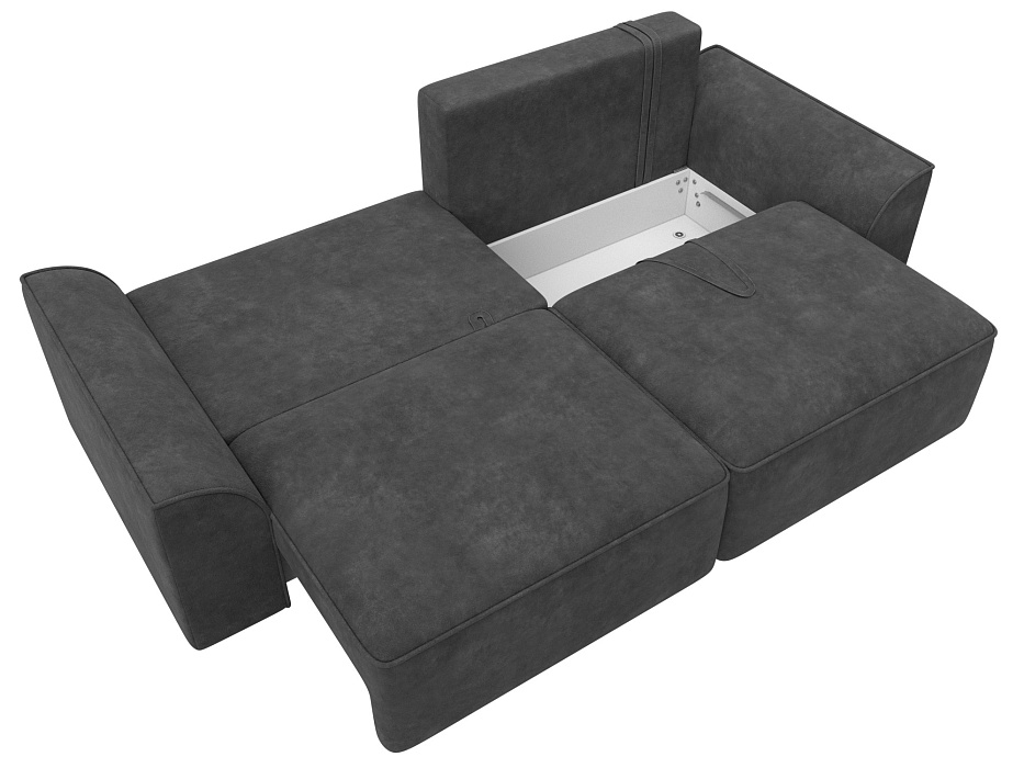 Диван прямой Лига-048 НПБ (brut 16 темно-серый) Диван прямой Лига-048 НПБ (brut 16 темно-серый)