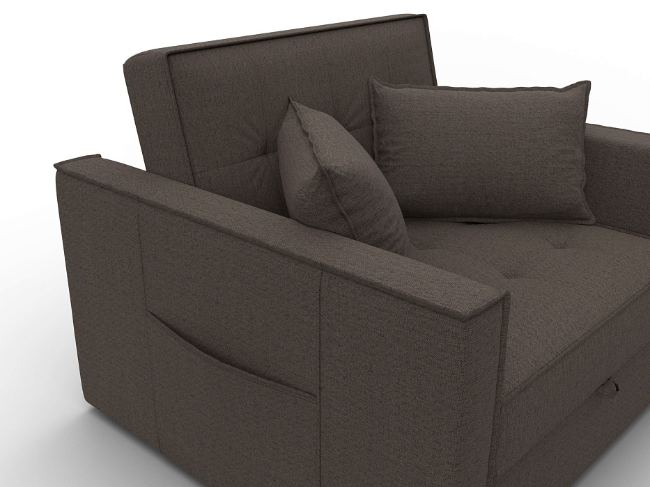 Кресло-кровать Лига-104 (80) (амур 05 коричневый)