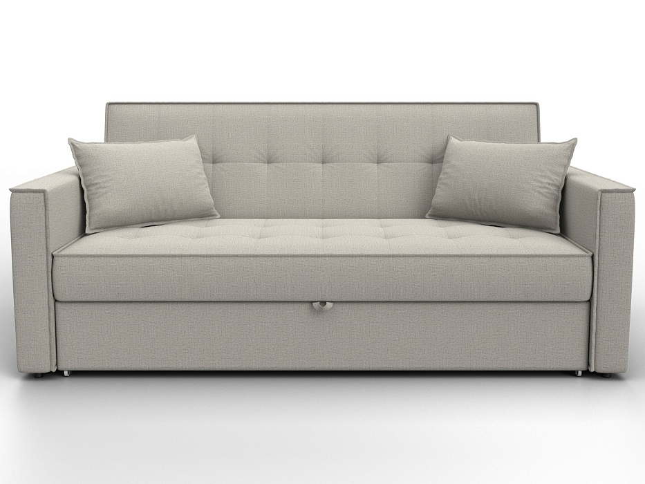 Диван прямой Лига-104 (160) (амур 02 бежевый)