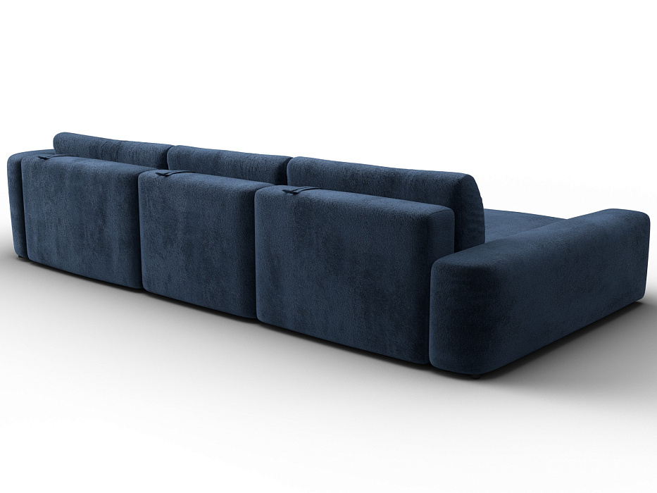 Диван угловой Лига-066 НПБ Лонг угол левый фото в интернет-магазине Лига Диванов