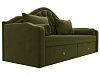 Прямой диван софа Сойер (зеленый)