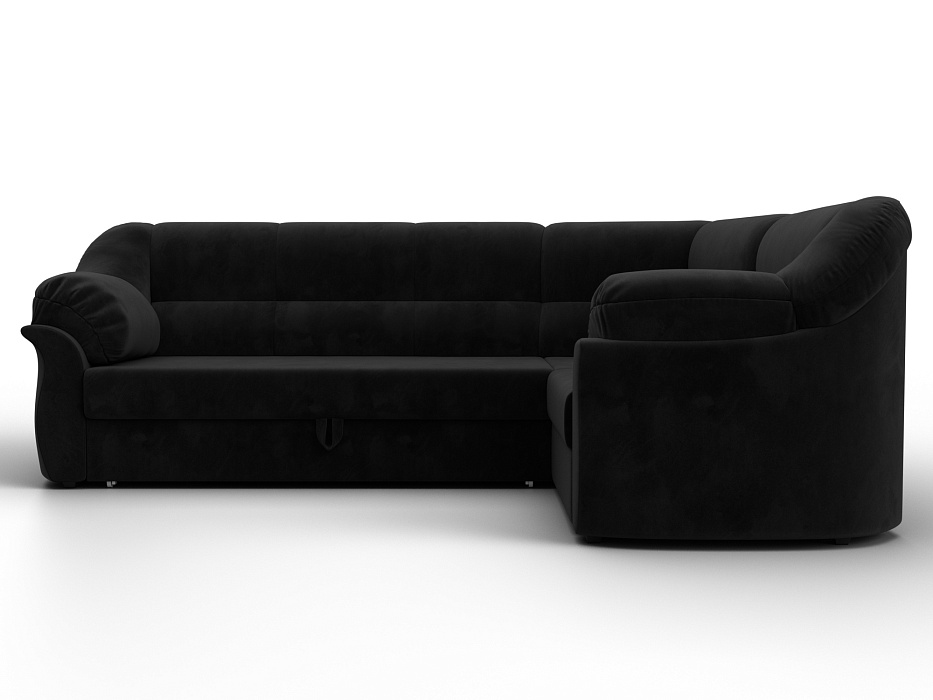 Диван угловой Карнелла правый угол (seven 35 черный)