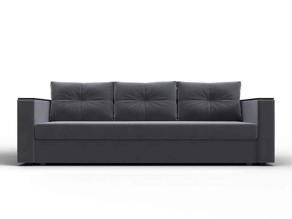 Диван прямой Атланта без стола (seven 17 серый)