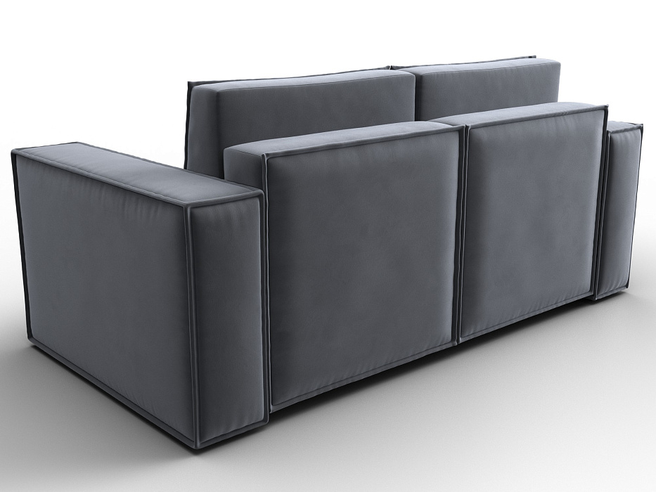 Диван прямой Куба мини (серый)
