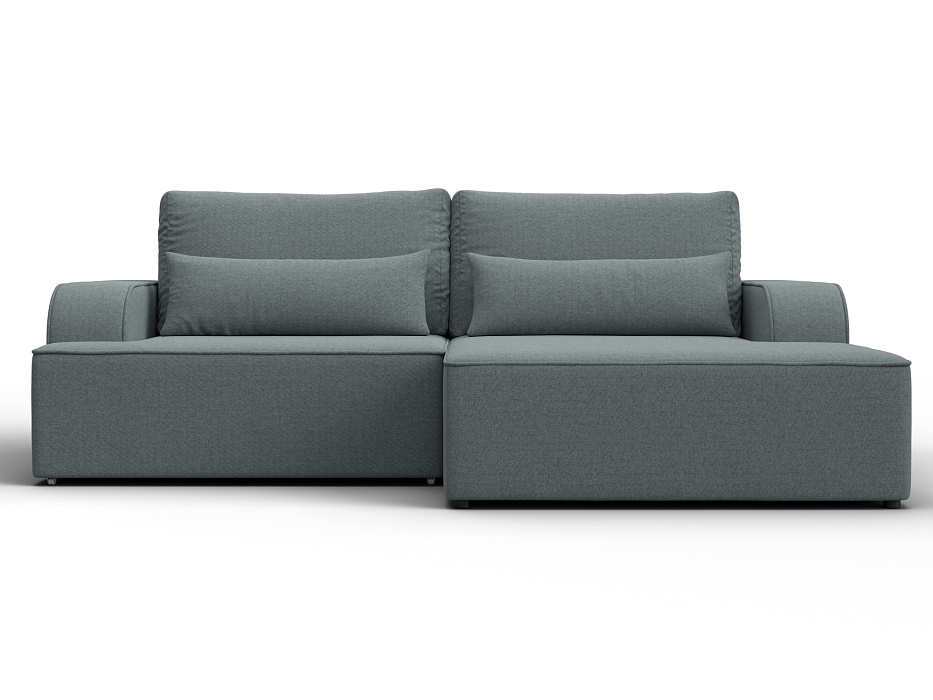 Диван угловой Лига-120 угол правый (амур 07 серый)