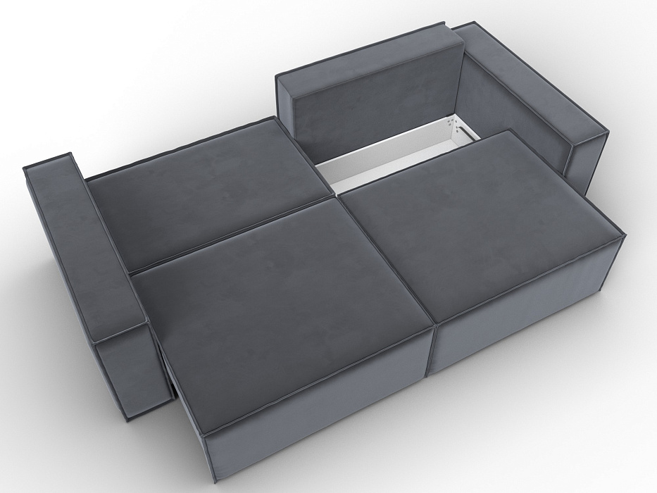 Диван прямой Куба (серый)