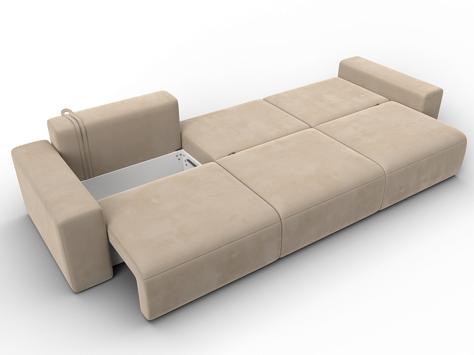 Диван прямой Лига-036 НПБ Классик Лонг (бежевый)