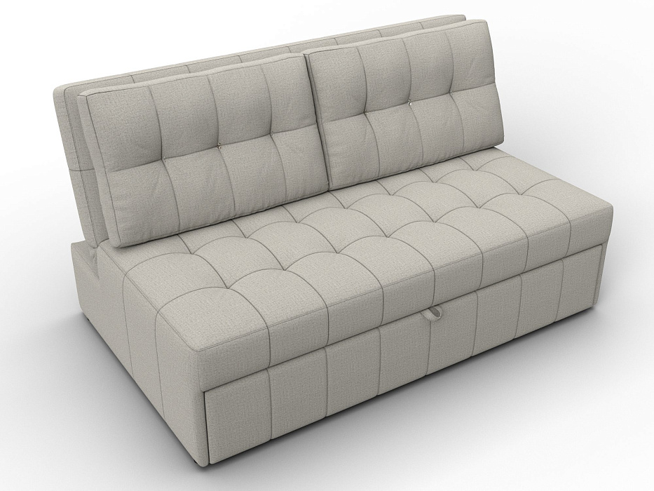 Диван прямой Лига-107 (140) (амур 02 бежевый)