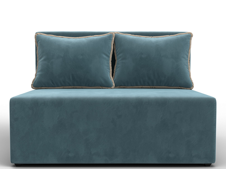 Диван прямой Лагуна (seven 113 бирюзовый;seven 729 бежевый)