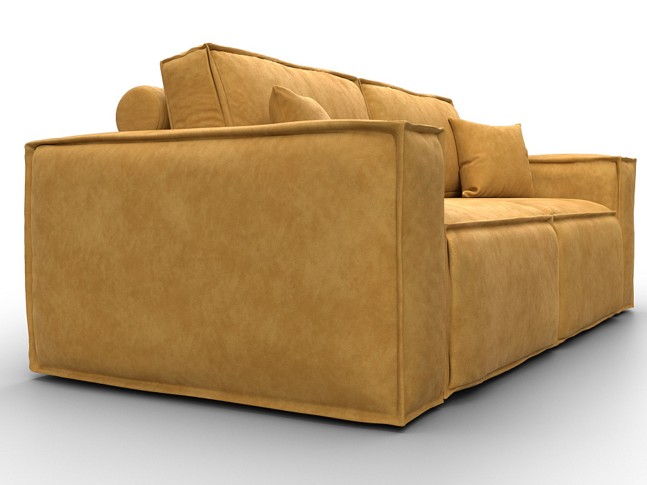 Диван прямой Лига-081 НПБ (brut 10 желтый)