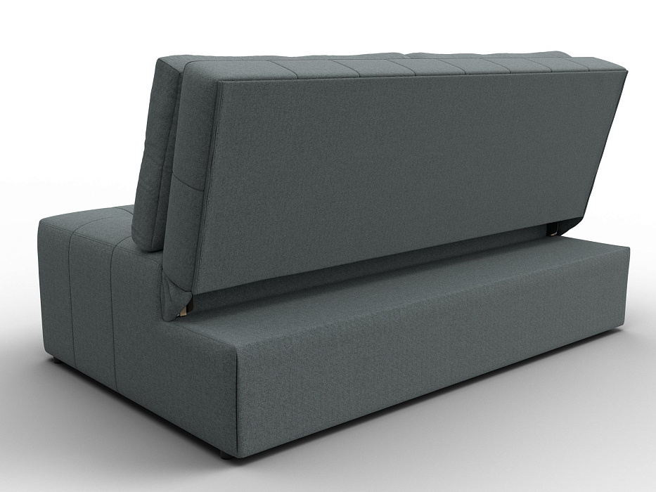 Диван прямой Лига-107 (140) (амур 07 серый)