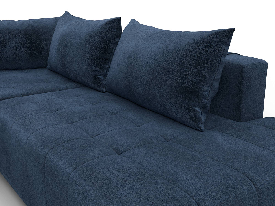 Диван угловой Лига-103 НПБ угол левый (tower 13 синий)