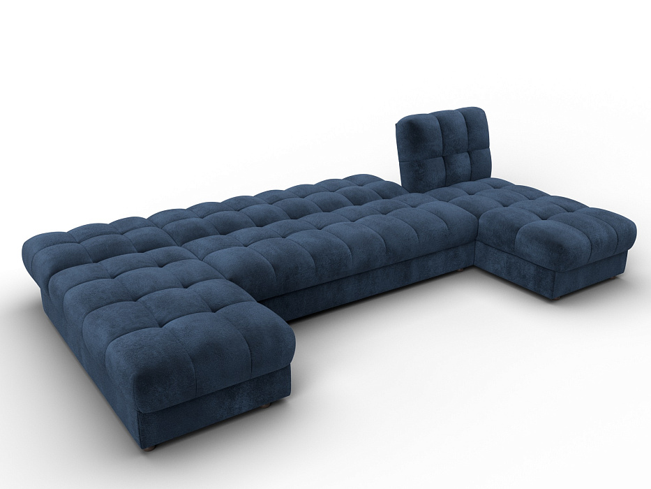 Диван П-образный Лига-116 НПБ (tower 13 синий)