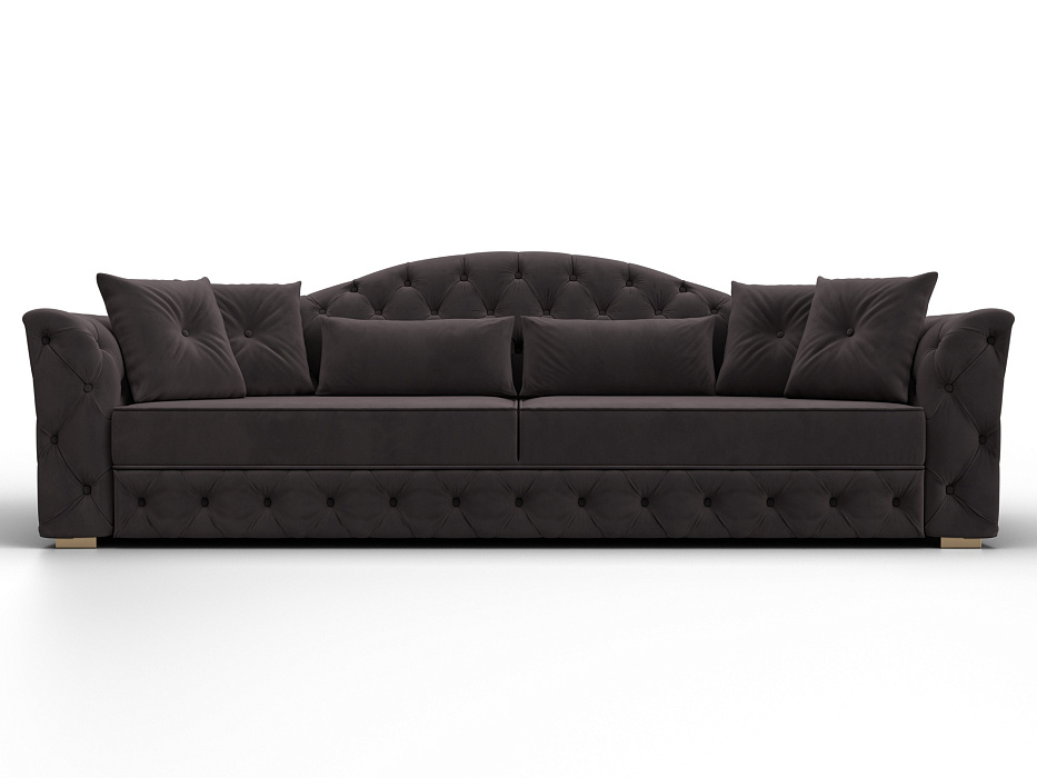 Диван прямой Артис (seven 727 коричневый)