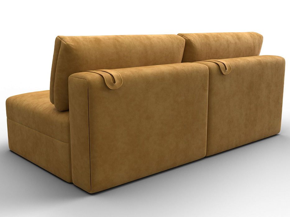 Диван прямой модульный Лига-060 НПБ (brut 10 желтый)