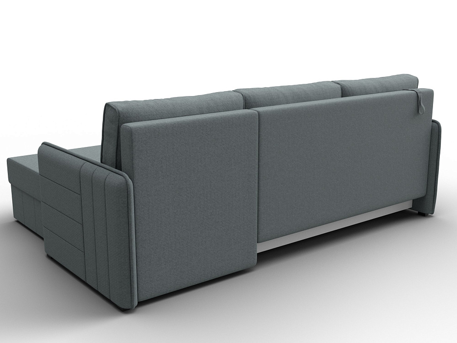 Диван угловой Слим угол универсальный (амур 07 серый)